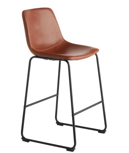 Faux leather stool, bar height stools 

#LTKhome