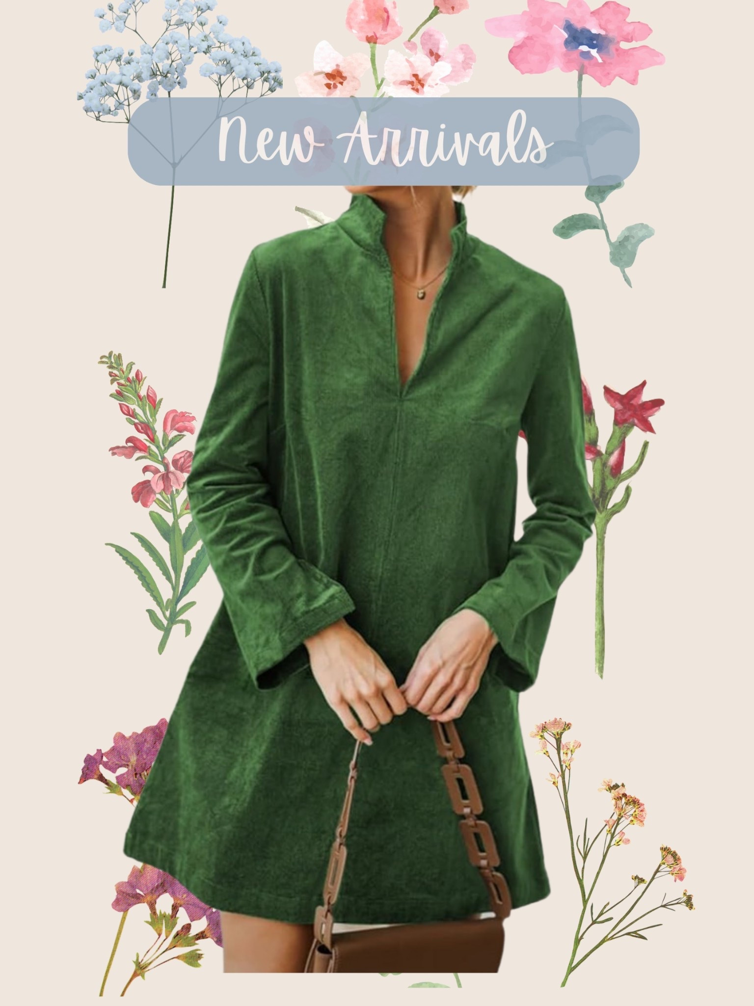 The corduroy. The green! Love it all. 