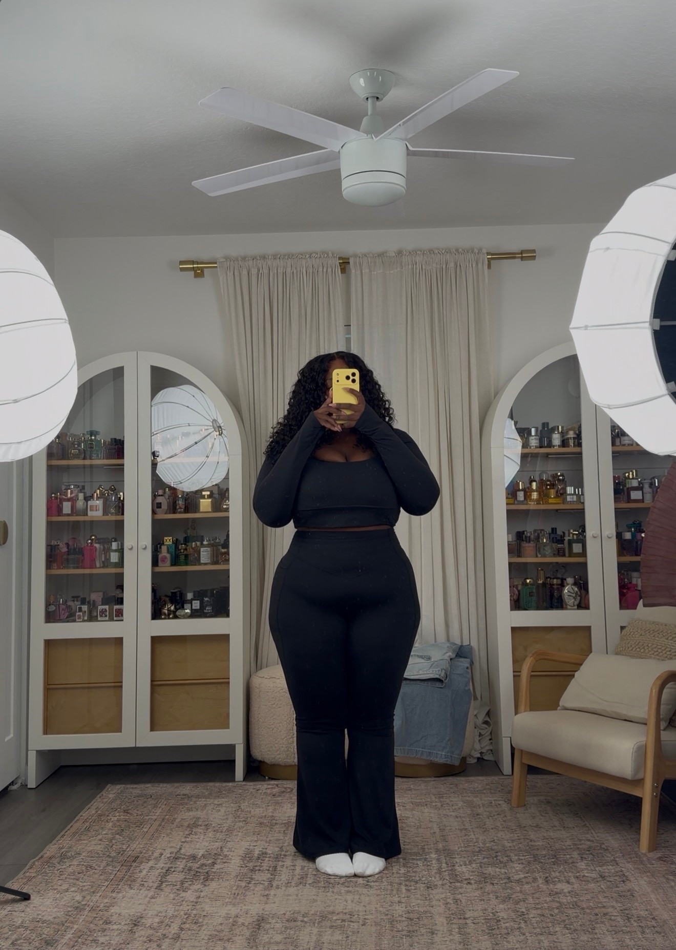 Lagree outfit: size XL in both

#LTKPlusSize