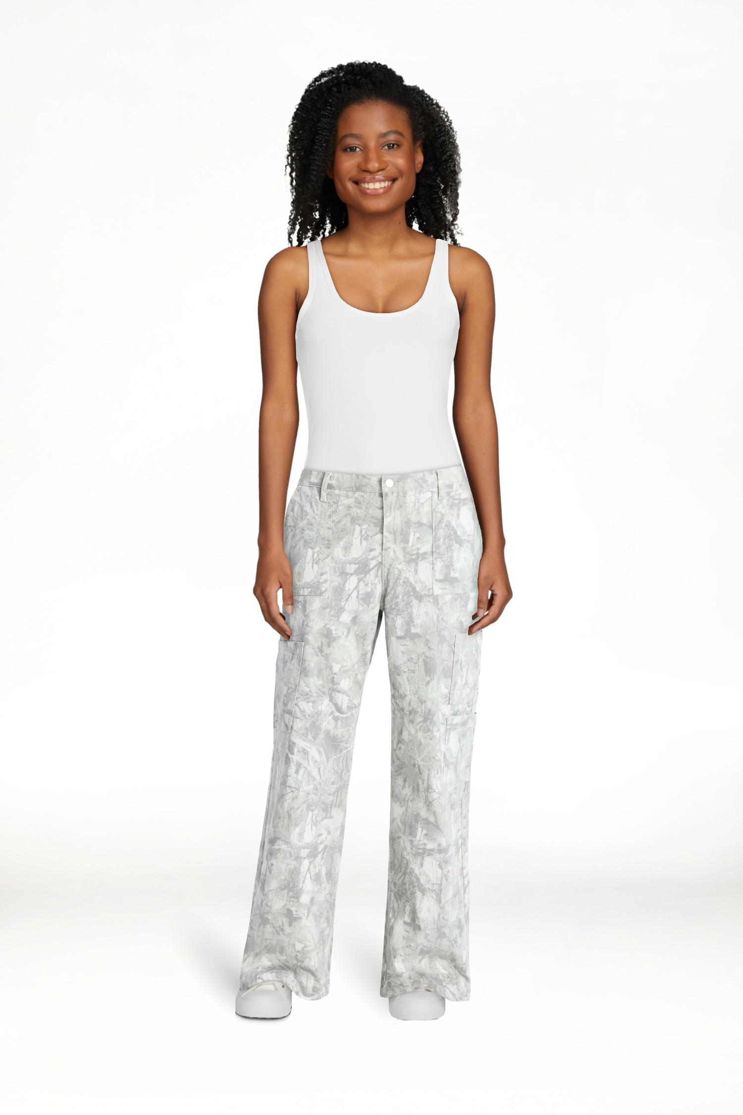 No Boundaries Wide Leg Cargo Pants, 33.5" Inseam, Women's and Women's Plus XXS-4X | Walmart (US)
