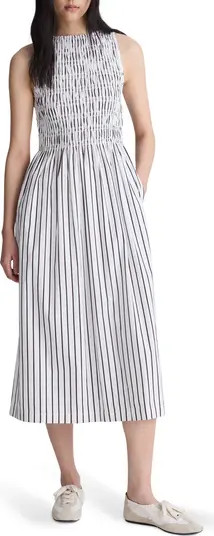 The Melody Smocked Sleeveless Midi Dress | Nordstrom
