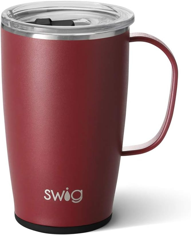 Swig Life 18oz Triple Insulated Travel Mug with Handle and Lid, Dishwasher Safe, Double Wall, and... | Amazon (US)