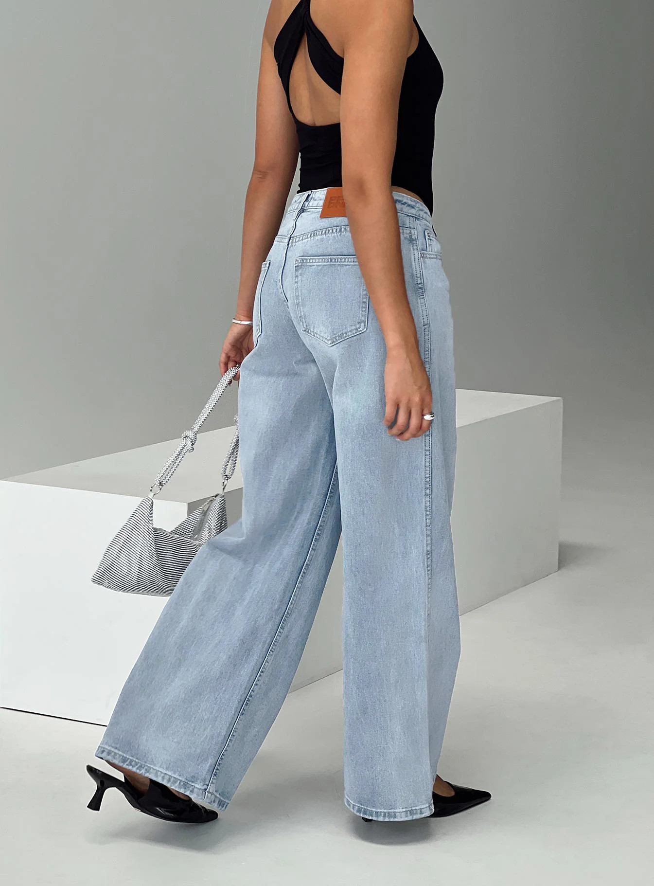 Ramos Low Rise Denim Jeans Light Wash | Princess Polly US