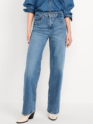 Extra High-Waisted Wide-Leg Jeans | Old Navy (US)