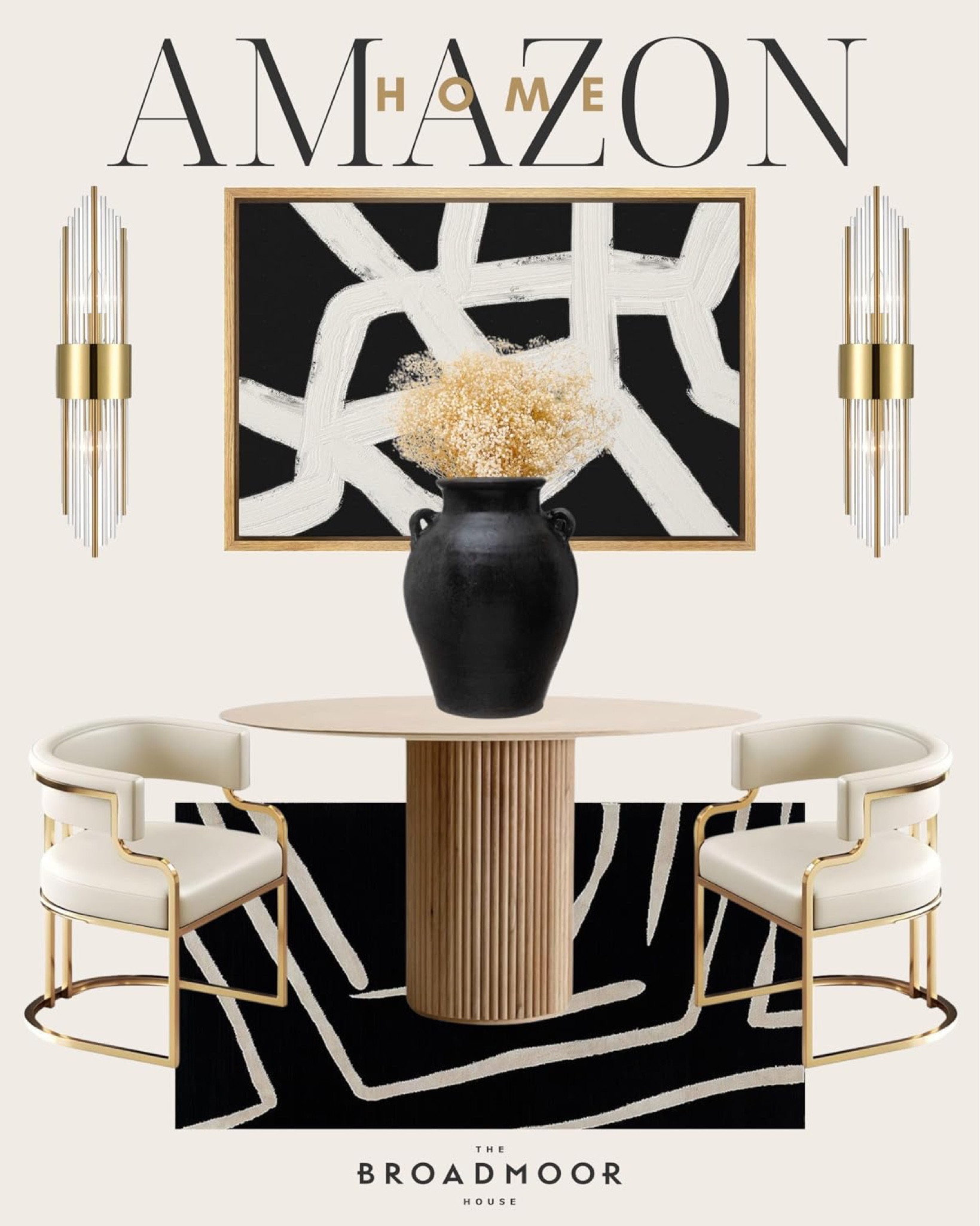 Amazon, Amazon Home, amazon find, dining room, dining room furniture, dining table, dining chair, light fixture, artwork, wall art, area rug

#LTKstyletip #LTKhome #LTKSeasonal