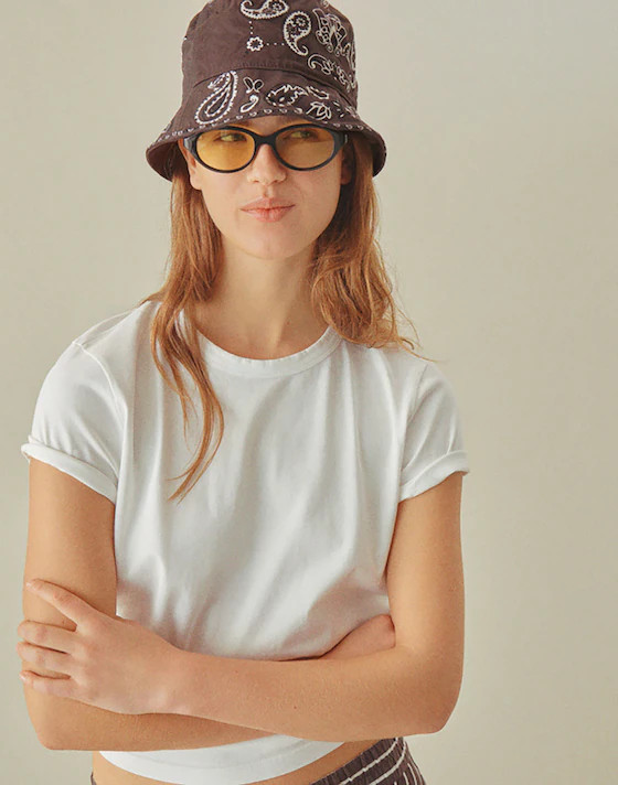 The Perfect Crewneck Tee in Allday Jersey | Madewell