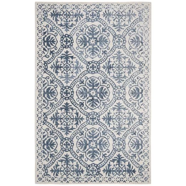 Nina Area Rug In Navy/Ivory | Wayfair North America