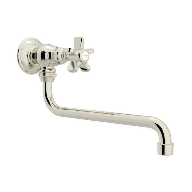Rohl Country Kitchen Polished Nickel 1-Handle Wall Mount Pot Filler Handle/Lever Residential Kitc... | Lowe's