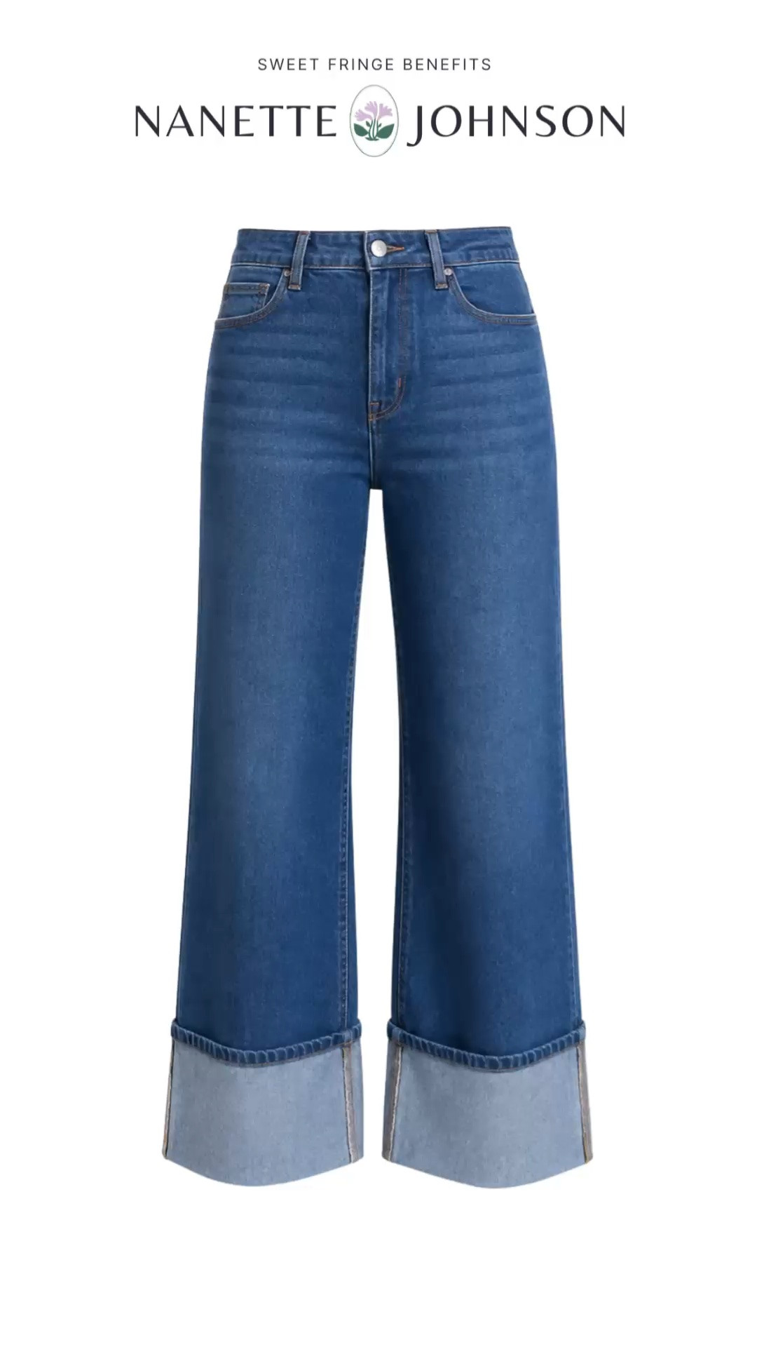 These wide-leg jeans are our weekly best-selling pants! They have a classic dark wash and standout cuffed hem. An easy denim staple that adds a little extra polish to everyday outfits.

💡 LTK MADE EASY
❤️ Heart = Support my posts!
🔖 Save = Get sale & restock alerts
📋 Lists = Keep favorites organized
📲 Share = Send lists and products to a friend. Hello, Christmas List!
💬 Comment = Ask me anything about what I'm wearing.:-)

#LTKdayinmylife #LTKgrwm #LTKootd