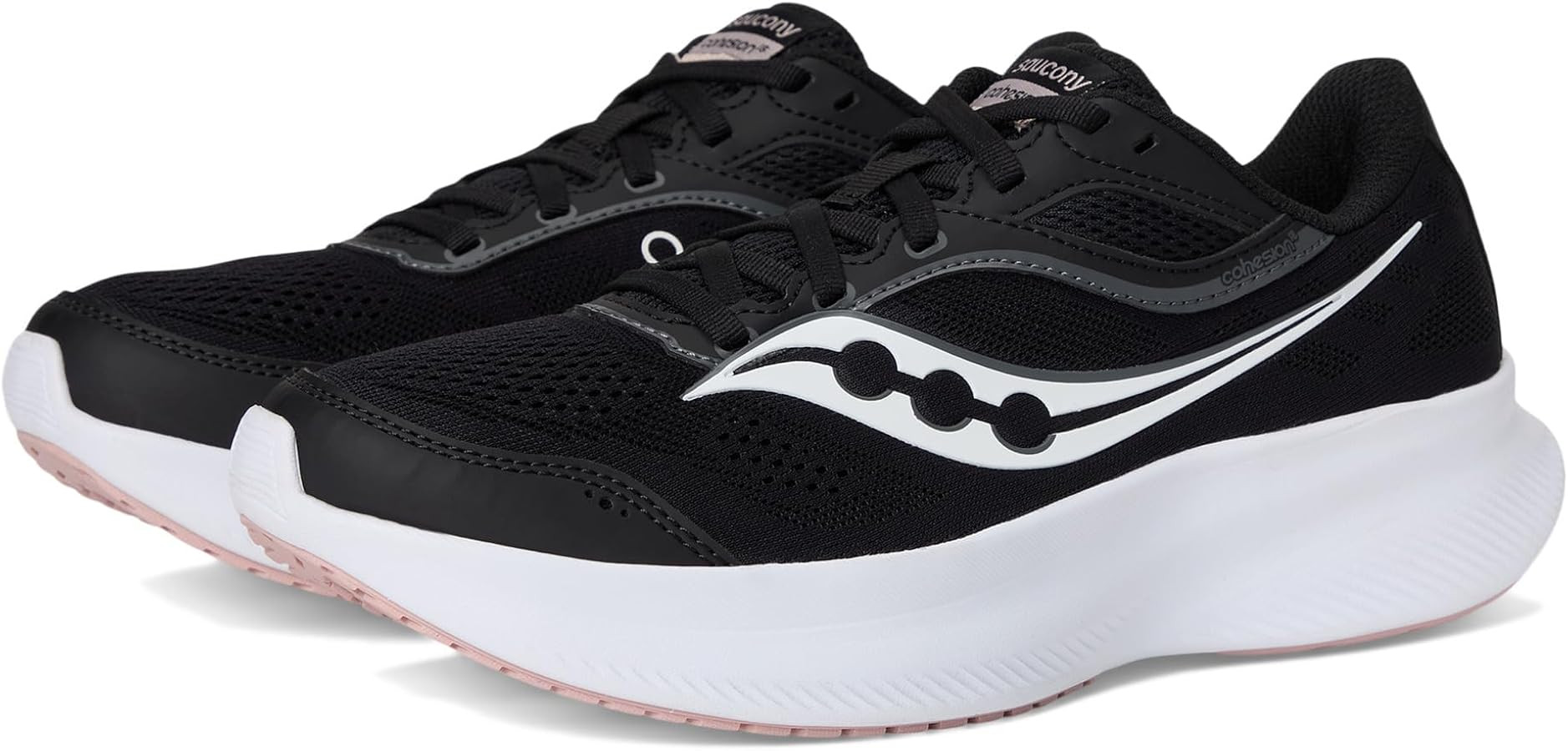 Amazon.com | Saucony Women's Cohesion 18 Sneaker, Black/Cameo, 7.5 | Road Running | Amazon (US)