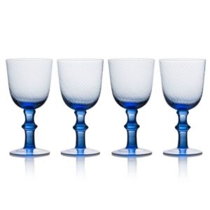 Mikasa Avalon Blue 14oz Goblets, Set of 4 | Macys (US)