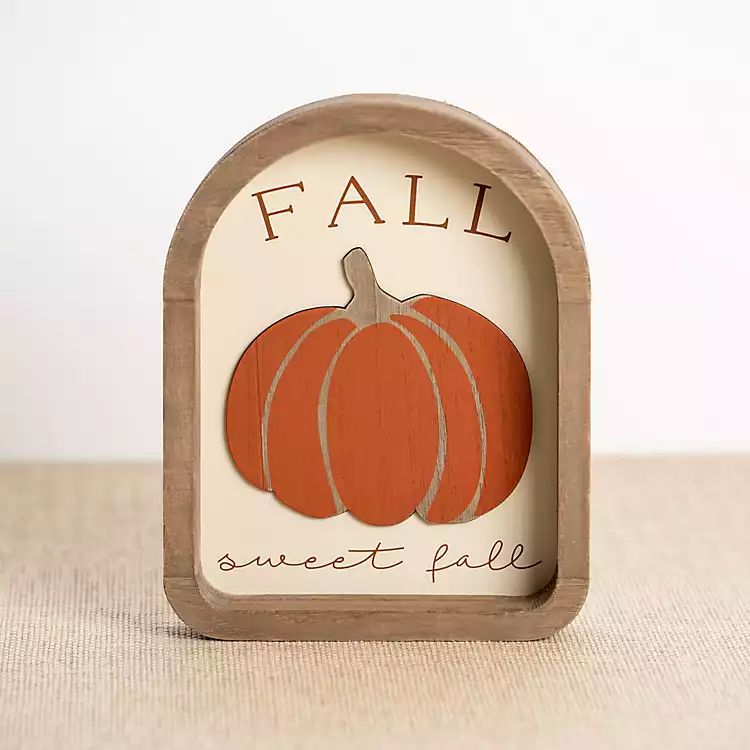 Fall Sweet Fall Pumpkin Arch Tabletop Art | Kirkland's Home