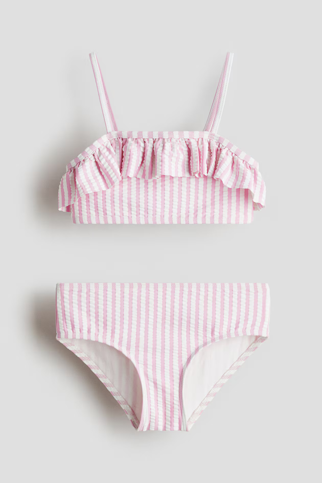 Ruffle-Trimmed Two-Piece Swimsuit | H&M (US + CA)