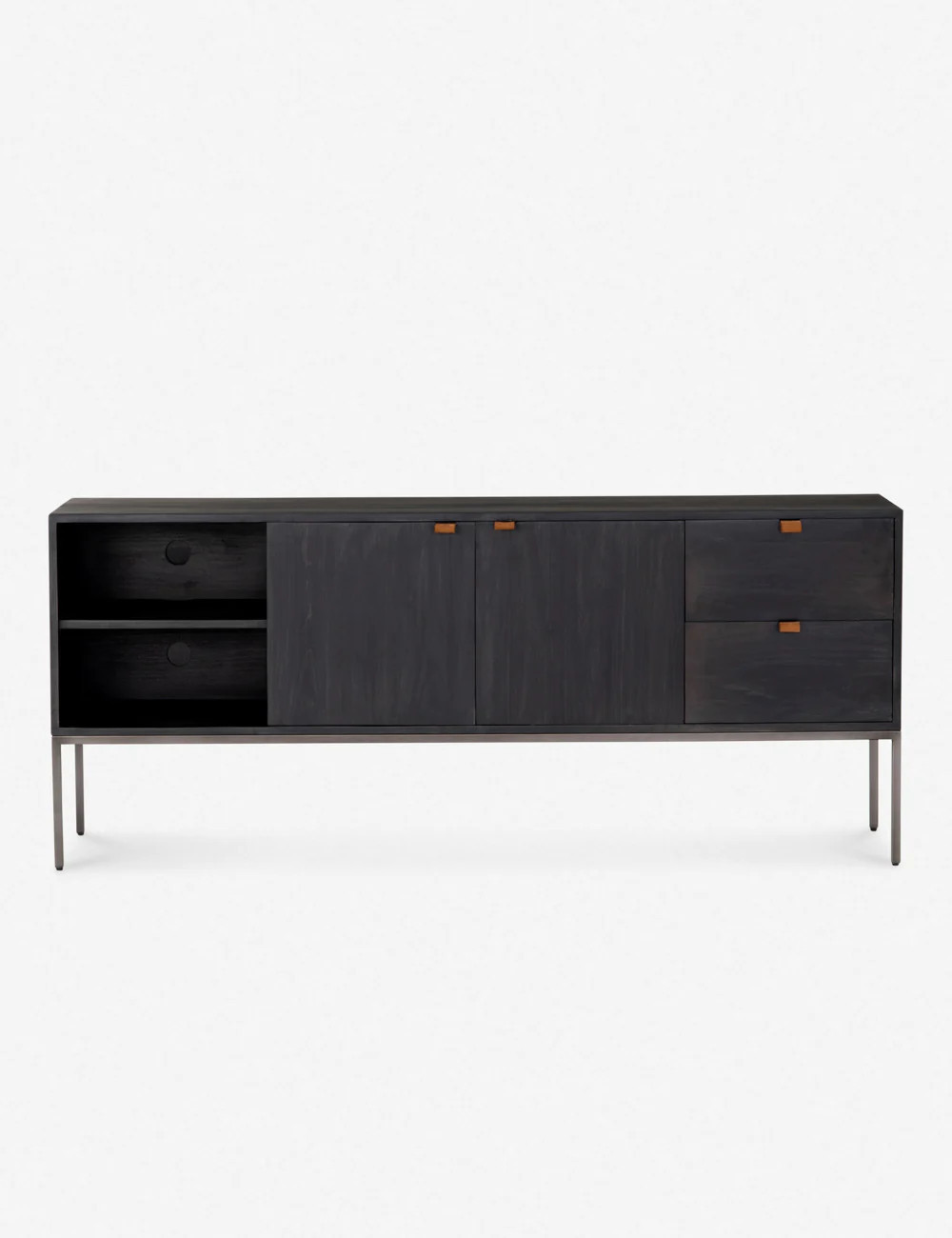 Rosamonde Media Console, Black | Lulu and Georgia 