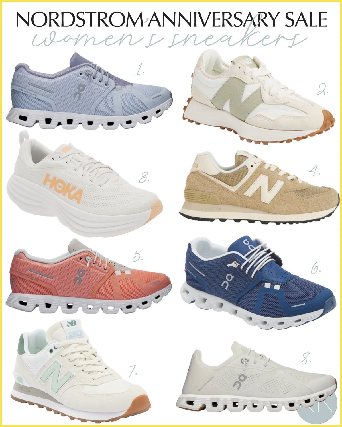 My favorite women’s sneakers and running shoes are on sale during the Nordstrom Anniversary sale! There’s a great selection of Hoka, On Cloud and New Balance to choose from and the pricing is fantastic. Nordstrom finds active wear tennis shoes 

#LTKActive #LTKSaleAlert #LTKShoeCrush