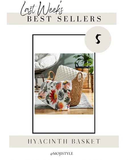 This hyacinth basket is one of this week’s best sellers! It’s from Walmart and perfect for storage in any room. I use these for laundry room storage!

#LTKSeasonal #LTKhome #LTKfindsunder50