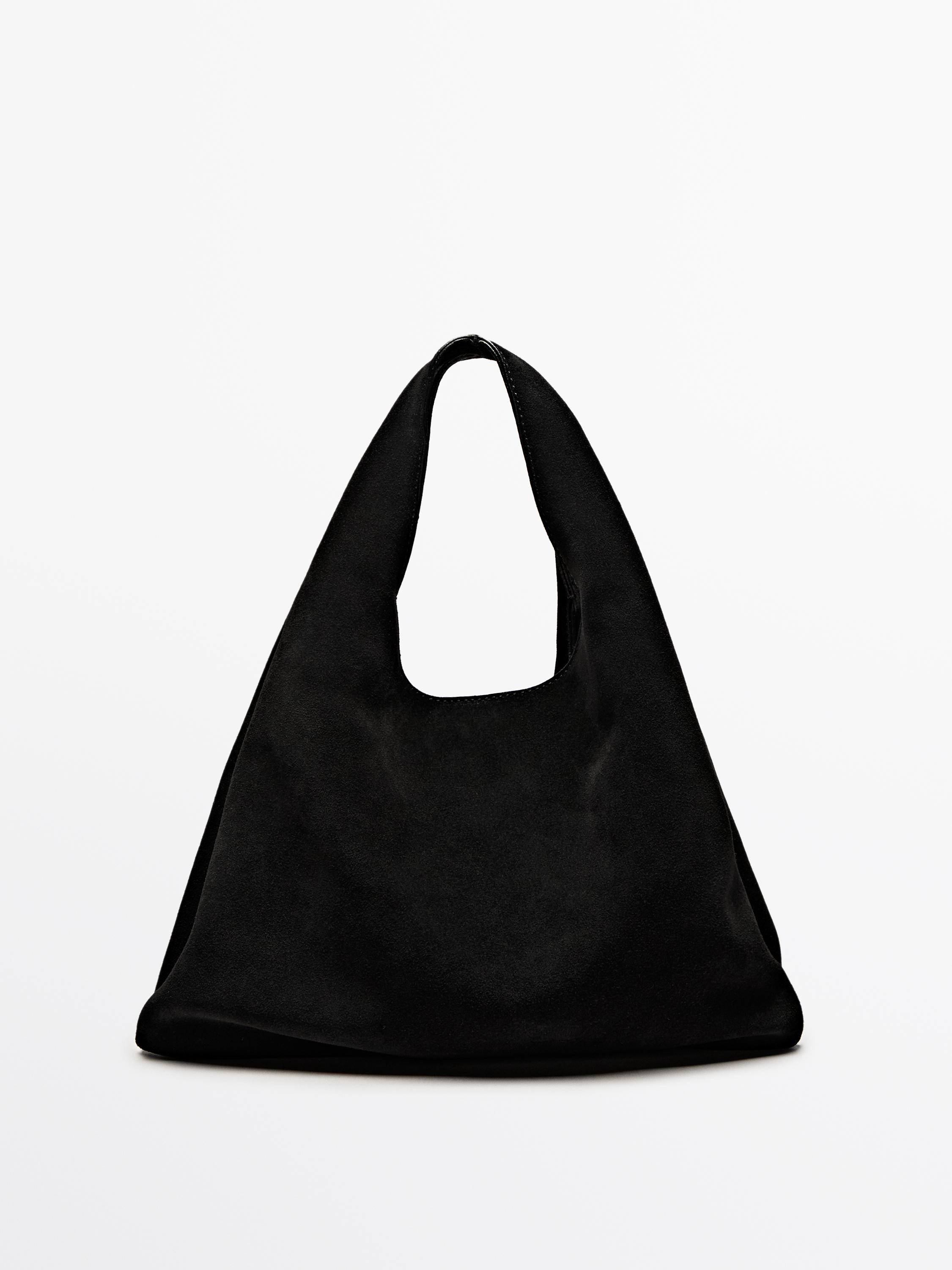 Split suede mini bag | Zara US