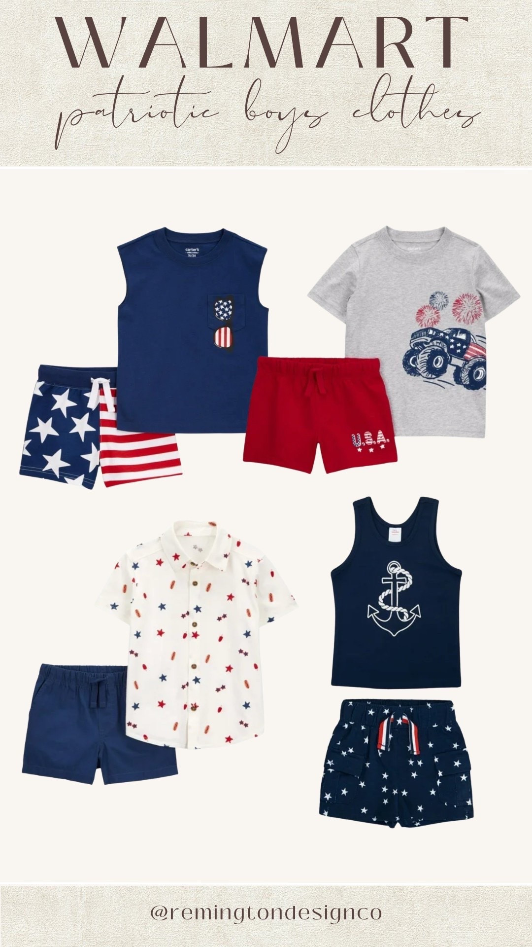 Boys patriotic outfit inspo! Perfect for Fourth Of July next month✨

Style tips - Boys fashion - Trendy boys outfit - Outfit inspo - Fourth of July 

#LTKStyleTip

#LTKSeasonal #LTKootd #LTKKids