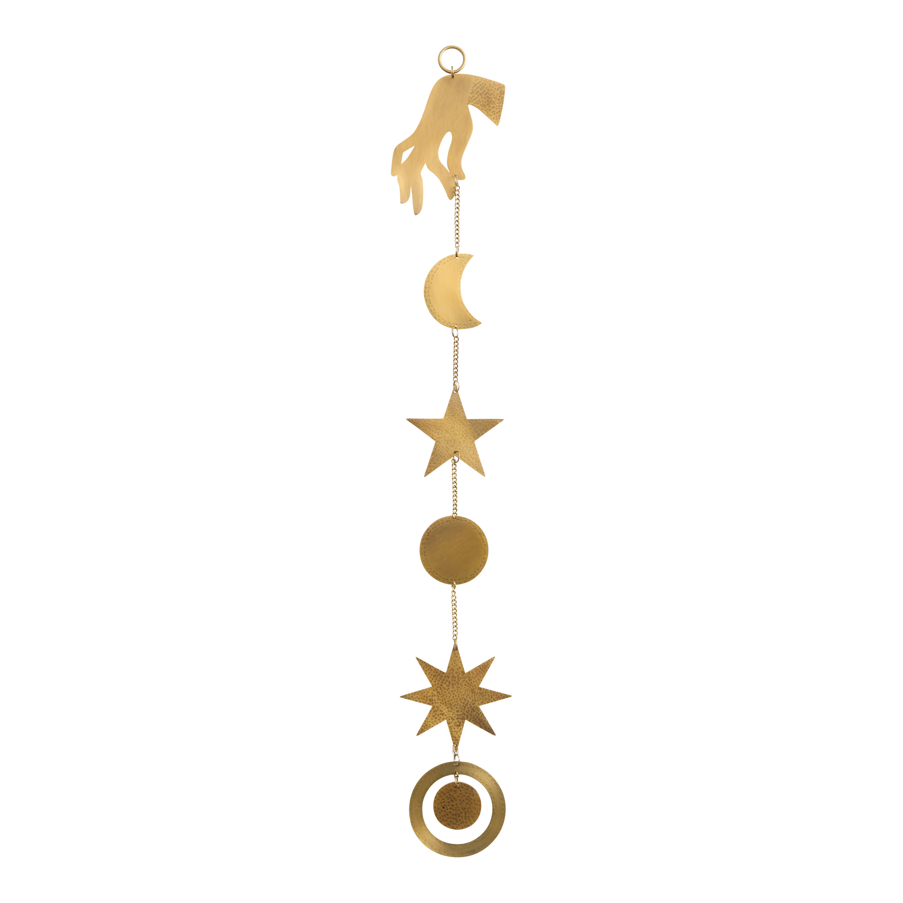 Gold Metal Mystic Hand and Celestial Wall Hanging | World Market