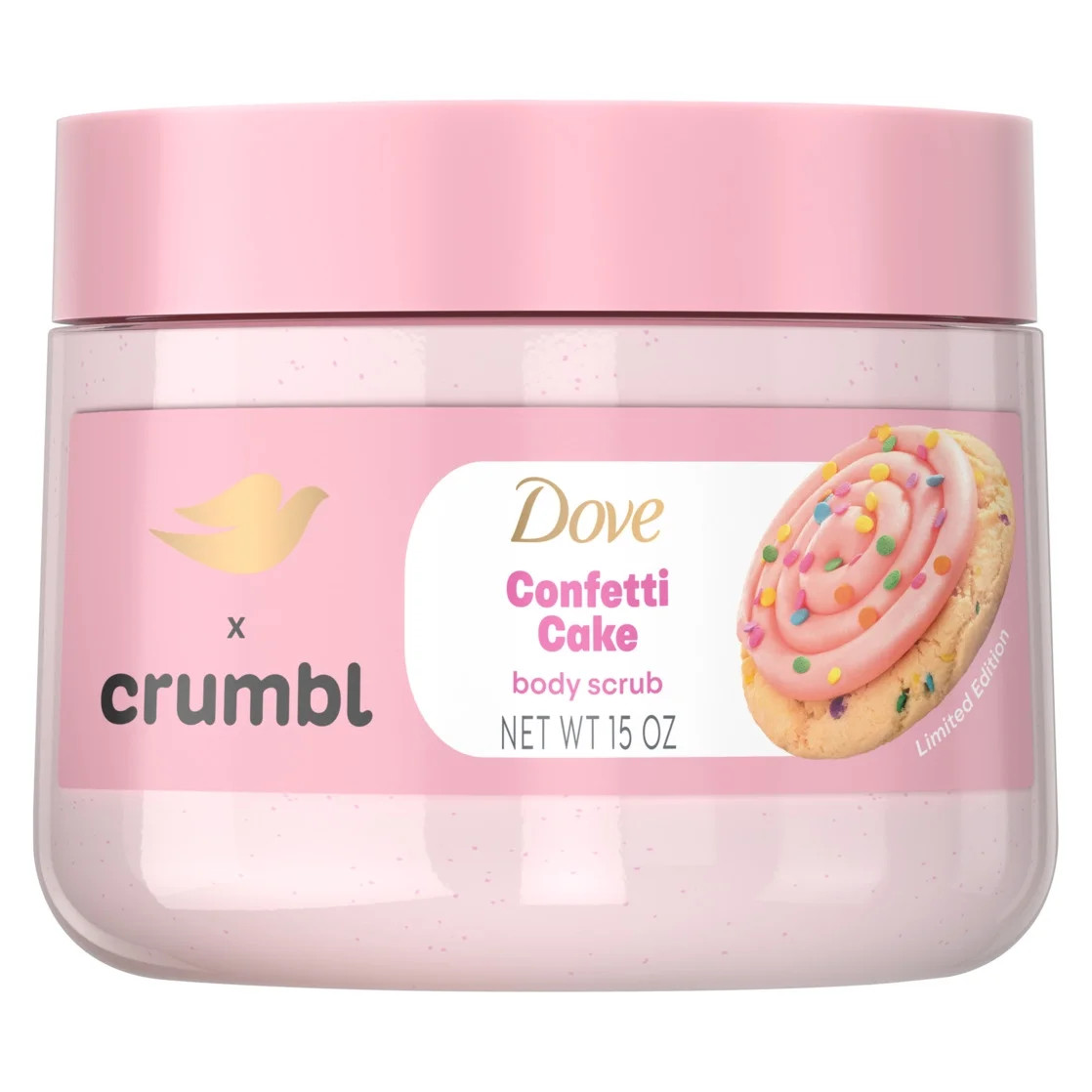 Dove Crumbl Body Scrub Confetti Cake, 15 oz | Walmart (US)