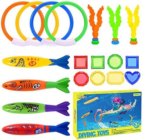 Pool Toys for Kids, WIKi Diving Toys Water Toys for Kids Underwater Summer Toys for Kids Swimming... | Amazon (CA)