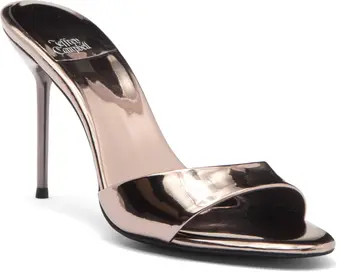 Jeffrey Campbell Ce-Soire Slide Sandal in Gold Mirror at Nordstrom, Size 7 | Nordstrom