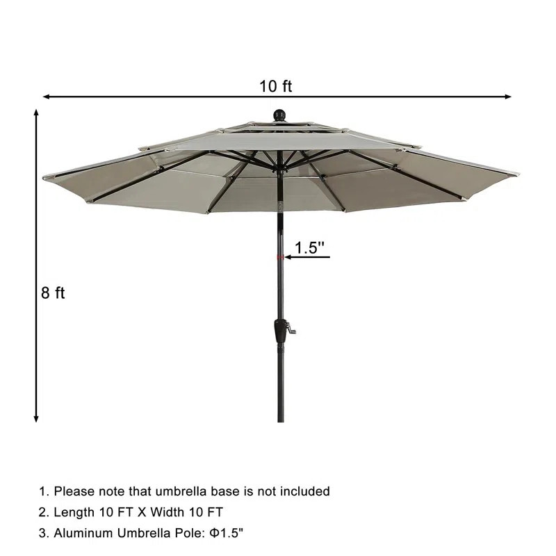 118'' Market Umbrella | Wayfair North America