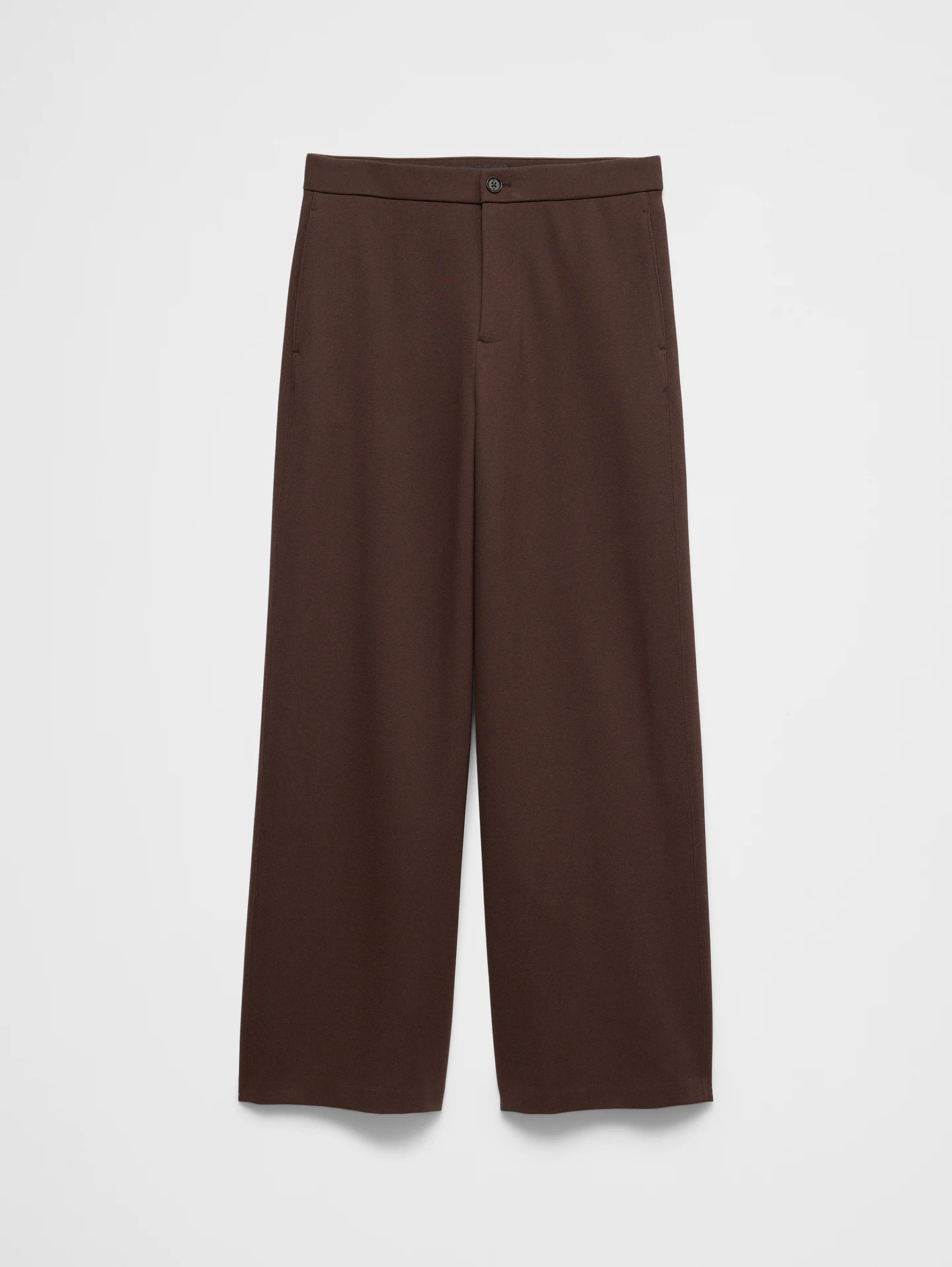 Wide-Leg High-Rise Ponte Pant | Banana Republic Factory