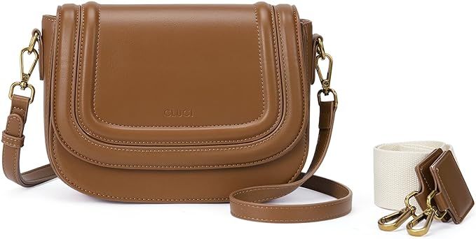 Small Purses for Women Trendy,Vegan leather Shoulder Bag Crossbody Bags for Women With 2 Shoulder... | Amazon (US)