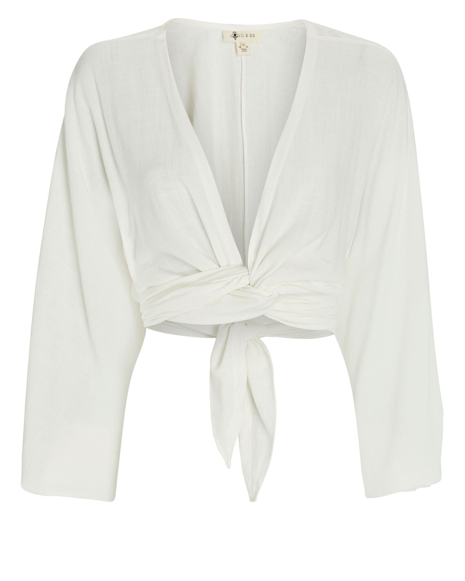 Adri Tie-Front Blouse | INTERMIX
