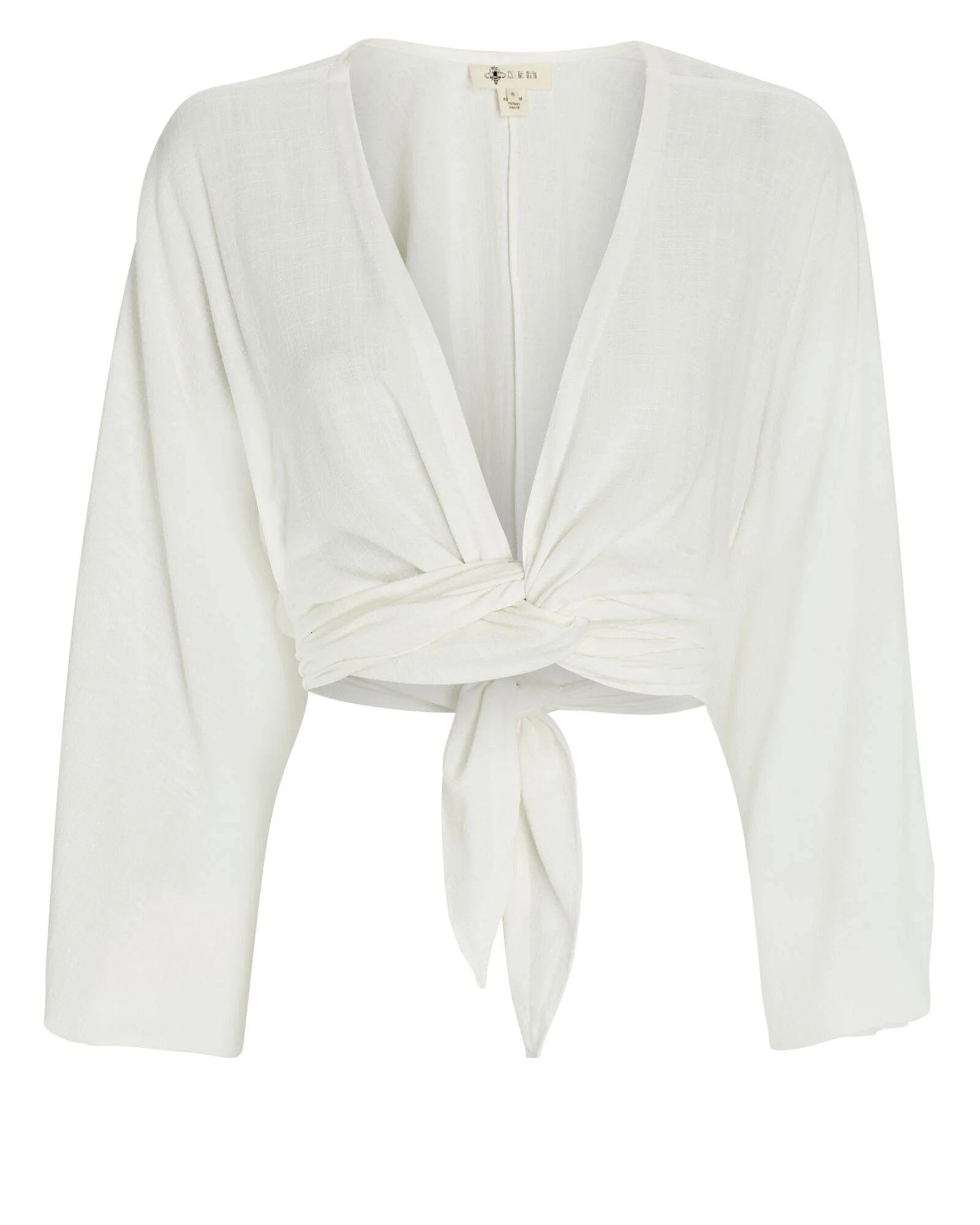 Adri Tie-Front Blouse | INTERMIX