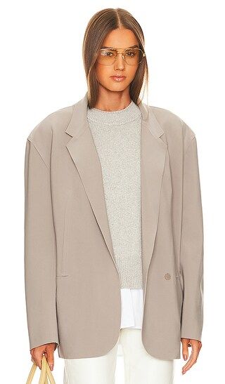 Oversized Double Breasted Jacket in Dust | Revolve Clothing (Global)