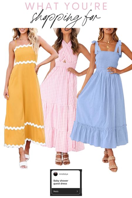 Baby shower guest dresses!

#LTKSeasonal #LTKstyletip