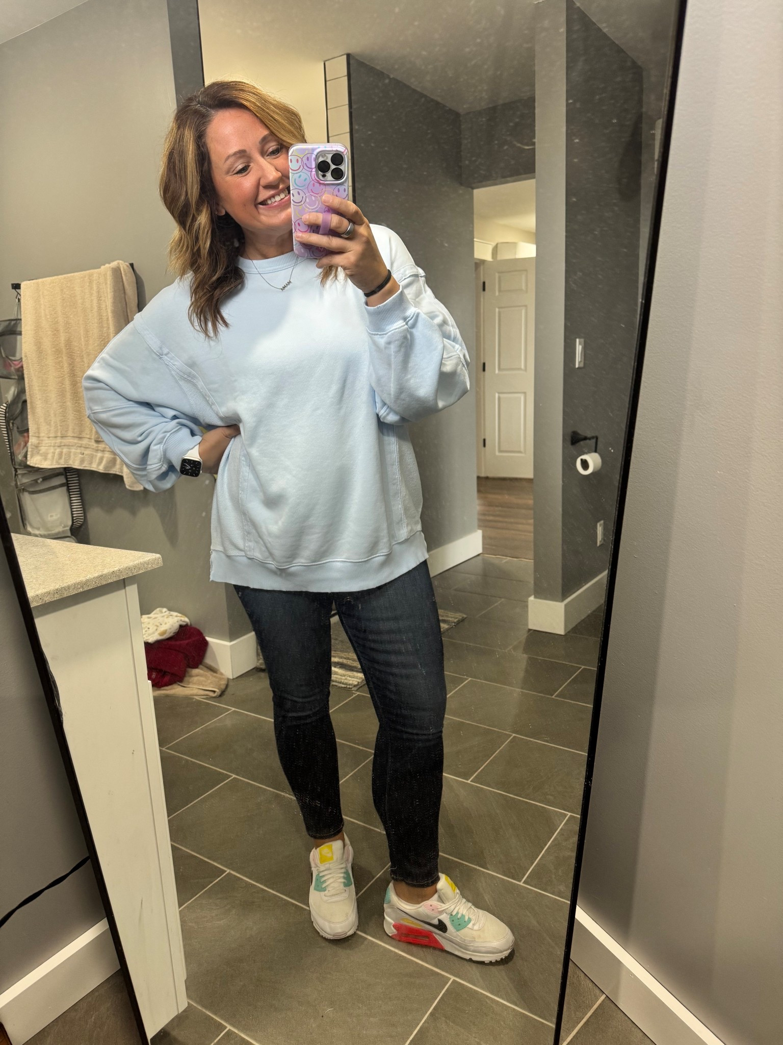 Huge Aerie sale!! Obsessed with how soft this sweatshirt is. I’m 5’5 175 lbs wearing a small. Use code EXTRALOVE

Aerie, spring sale, mom life, American Eagle, spring style, mom style 

#LTKShoeCrush #LTKSaleAlert #LTKMidsize