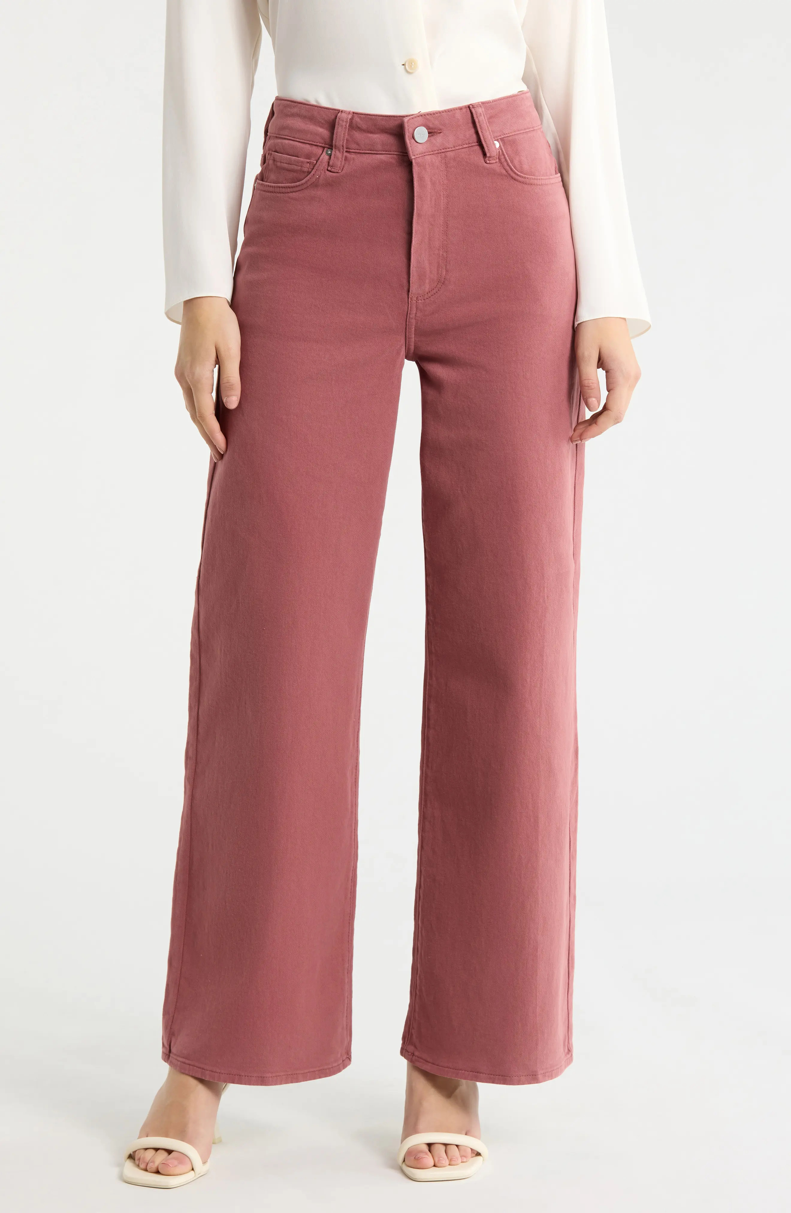 Anessa High Waist Wide Leg Jeans (Women) | Nordstrom | Nordstrom