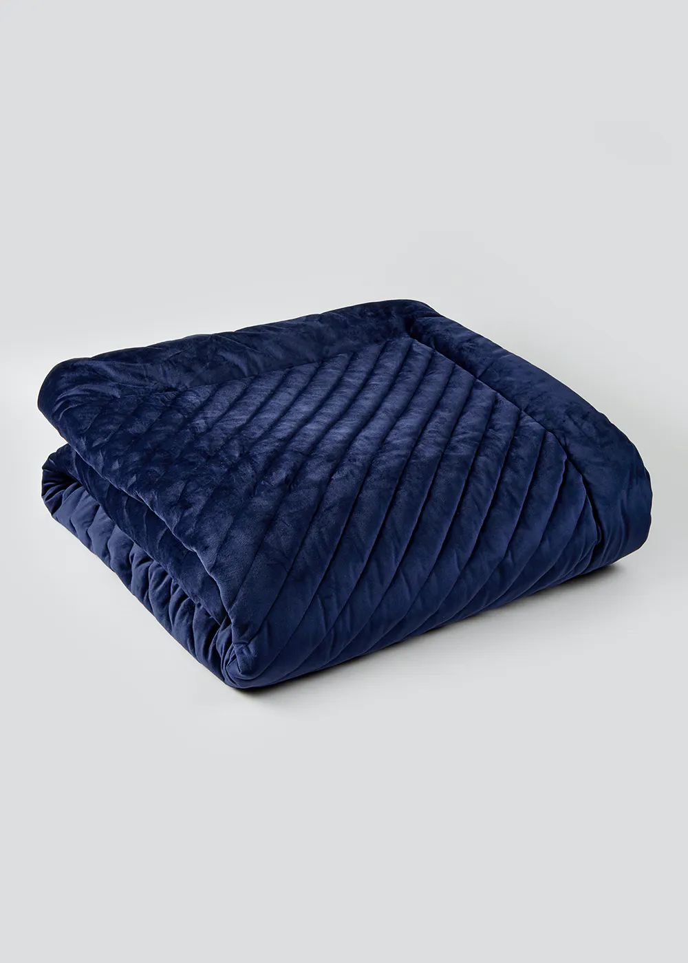 Farhi by Nicole Farhi Velvet Throw (230cm x 170cm) – Navy | Matalan (UK)