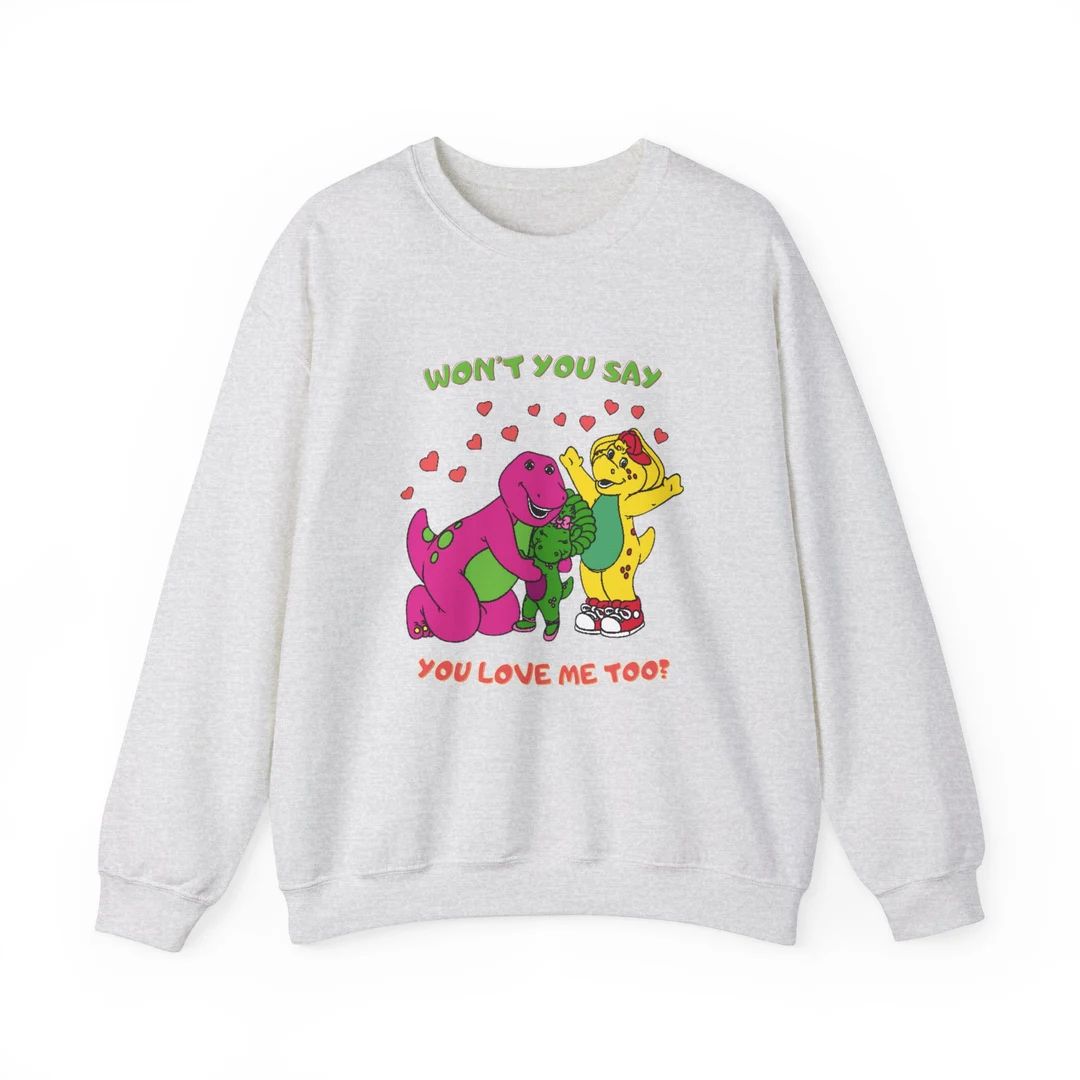 Barney & Friends Crewneck Sweatshirt - Etsy | Etsy (US)