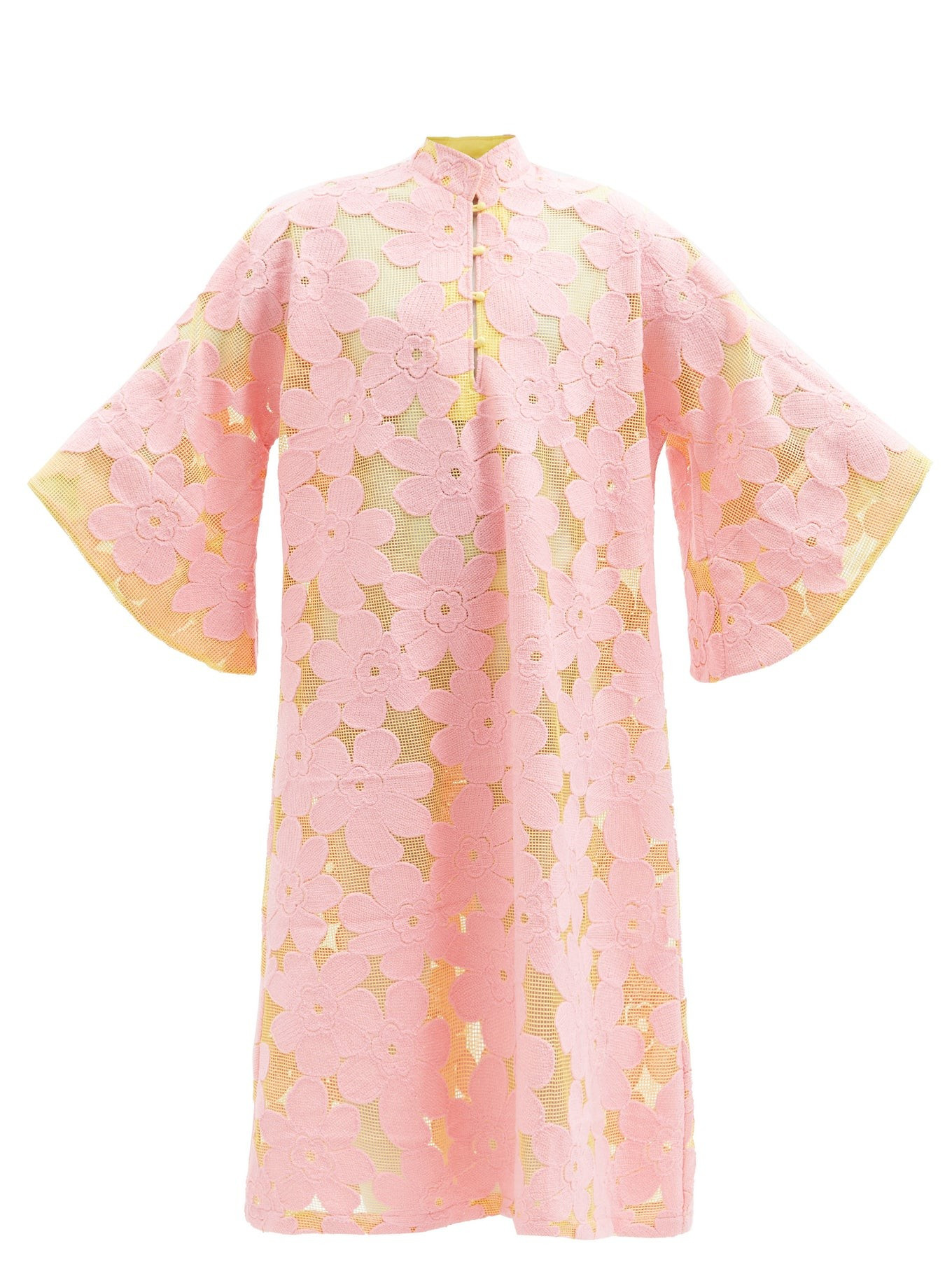 No. 901 floral-embroidered net kaftan | La Vie Style House | Matches (US)