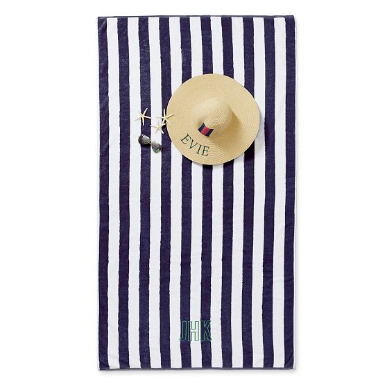 Cabana Stripe Beach Towel | Mark and Graham