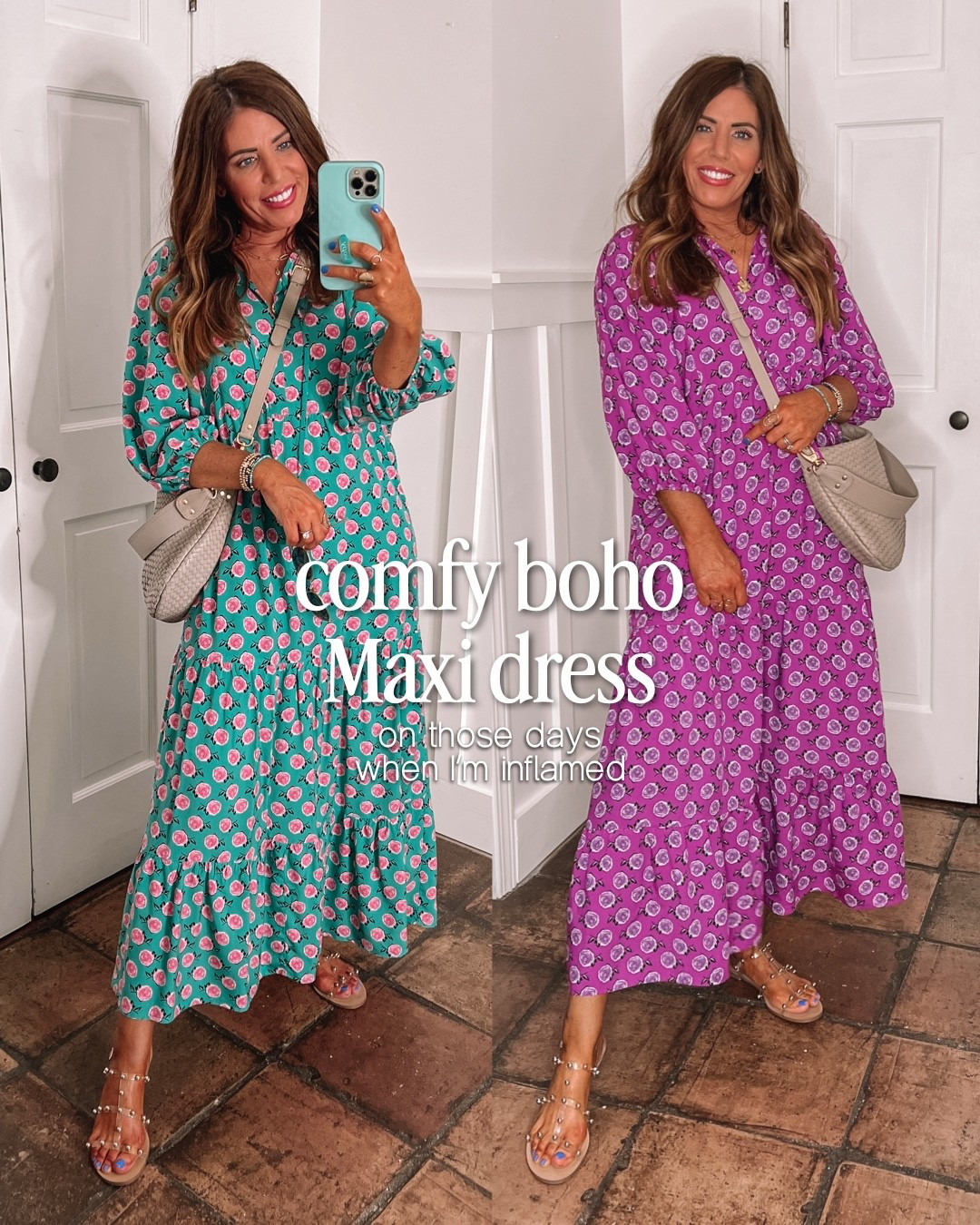 My favorite BoHo maxi dresses are on sale. I’m wearing a medium. They come in several colors and prints. Perfect for a vacation and more. 
￼

#LTKSaleAlert #LTKootd #LTKOver40