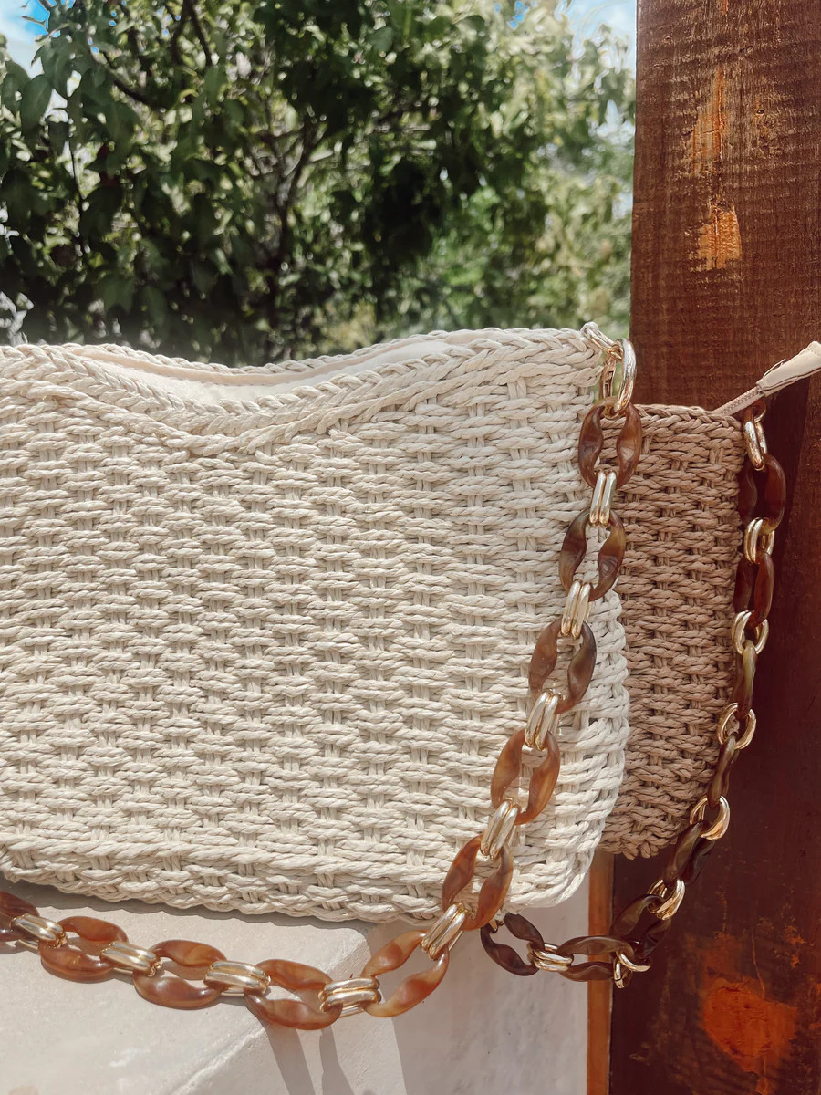 Raffia Chain Purse | KenzKustomz