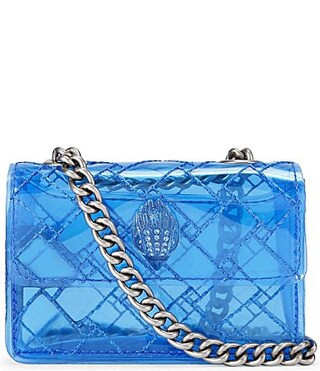 Kurt Geiger London Micro Kensington Clear Crossbody Bag - Blue | Dillard's