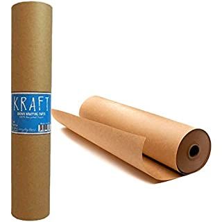 Brown Kraft Paper Roll - 12 inch x 100 Feet (30M)- Natural Recycled Paper Perfect for Crafts, Art... | Amazon (US)