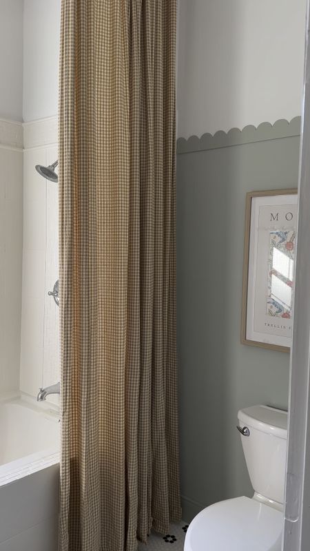 I used a tablecloth for my shower curtain but found almost identical and for a great price, set of 2 and LONG length!!!! 

#hm #thebloomingnest kids bath shower curtain 

#LTKhome