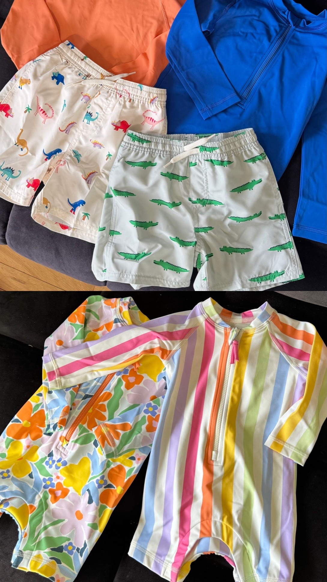 New swim for all the kids from @Quince 🫶🏼 #quincepartner