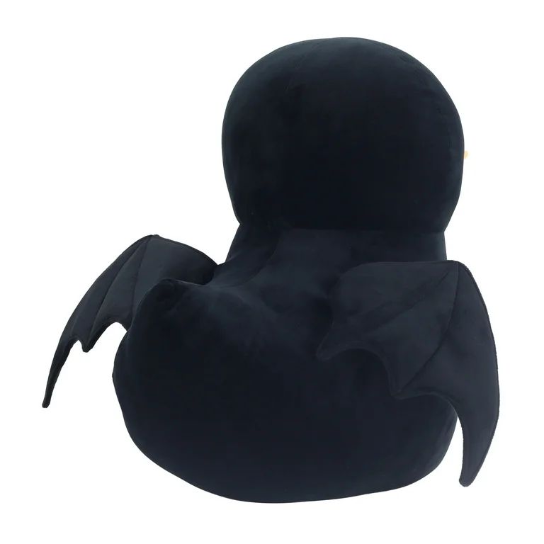 Halloween Jumbo Black Bat Rubber Duck Plush, 23 in, by Way To Celebrate - Walmart.com | Walmart (US)