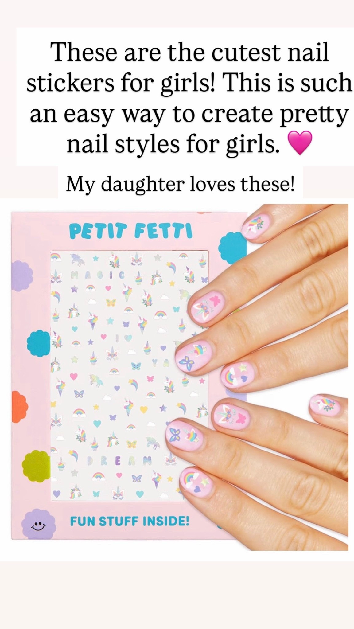 Nail stickers for girls

#LTKKids