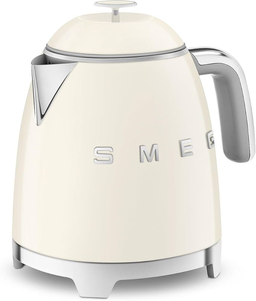 SMEG Mini 50's Retro Style 3 Cup Electric Kettle with Double Wall Anti Slip Base and Water Level ... | Amazon (US)