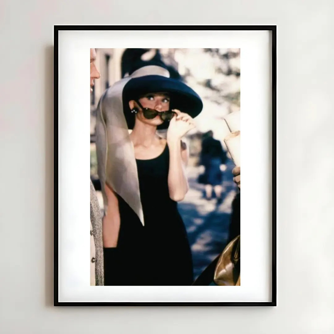 Audrey Hepburn 'Breakfast at Tiffany's' Poster: Elegant Vintage Movie Decor | Etsy (US)