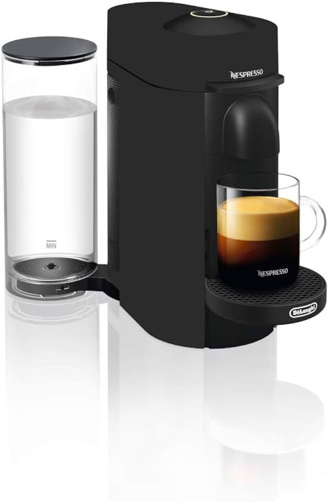 De'Longhi Nespresso VertuoPlus Coffee and Espresso Machine by De'Longhi, 38 ounces, Matte Black | Amazon (US)